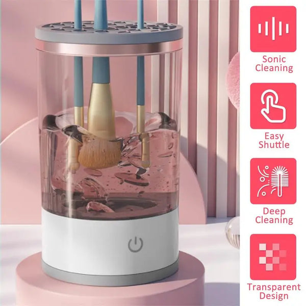 Quick Clean Makeup Brush Machine