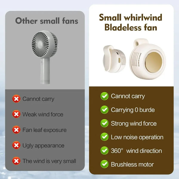Portable Bladeless Mini Fan